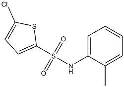 5-chloro-N-(2-methylphenyl)-2-thiophenesulfonamide|