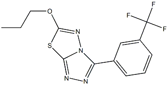 ethyl{3-[3-(trifluoromethyl)phenyl][1,2,4]triazolo[3,4-b][1,3,4]thiadiazol-6-yl}methylether