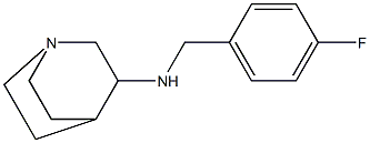 N-(1-azabicyclo[2.2.2]oct-3-yl)-N-(4-fluorobenzyl)amine Struktur