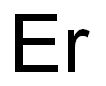 Erbium, plasma standard solution, Specpure, Er 10,000μg/ml Structure