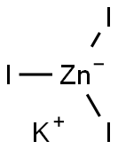 potassium triiodozincate Structure