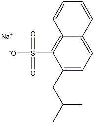 sodium (2-methylpropyl)naphthalenesulfonate Struktur