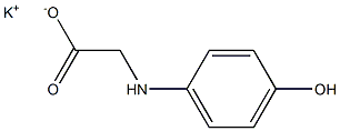L-(p-Hydroxylphenyl)glycine,potassium salt 化学構造式