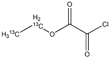 Ethyl-13C2  chlorooxoacetate Structure