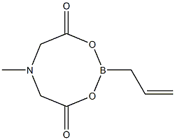 烯丙基硼酸甲基亚氨基二乙酸酯 结构式