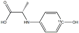 L-4-Hydroxyphenyl-4-13C-alanine|