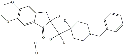 Donepezil-d4 HCl Structure