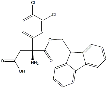 Fmoc-S-3-Amino-3-(3,4-dichloro-phenyl)-propionic acid Structure