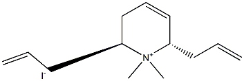 (2S,6S)-2,6-diallyl-1,1-dimethyl-1,2,3,6-tetrahydropyridinium iodide|