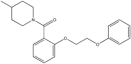 (4-methyl-1-piperidinyl)[2-(2-phenoxyethoxy)phenyl]methanone