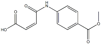 (Z)-4-[4-(methoxycarbonyl)anilino]-4-oxo-2-butenoic acid Structure