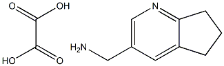 1-(6,7-dihydro-5H-cyclopenta[b]pyridin-3-yl)methanamine oxalate,,结构式