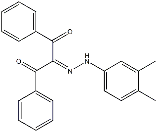  1,3-diphenyl-1,2,3-propanetrione 2-[N-(3,4-dimethylphenyl)hydrazone]