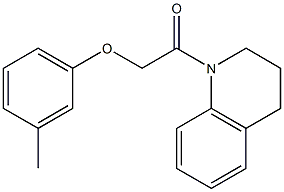 1-[3,4-dihydro-1(2H)-quinolinyl]-2-(3-methylphenoxy)-1-ethanone