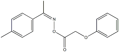  N-[(Z)-1-(4-methylphenyl)ethylidene]-N-[(2-phenoxyacetyl)oxy]amine