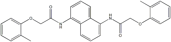 2-(2-methylphenoxy)-N-(5-{[2-(2-methylphenoxy)acetyl]amino}-1-naphthyl)acetamide