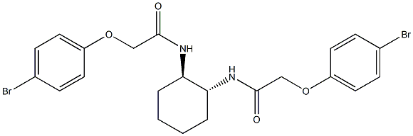 2-(4-bromophenoxy)-N-((1R,2R)-2-{[2-(4-bromophenoxy)acetyl]amino}cyclohexyl)acetamide