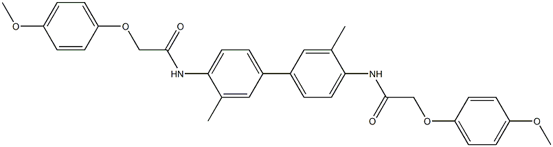 2-(4-methoxyphenoxy)-N-(4'-{[2-(4-methoxyphenoxy)acetyl]amino}-3,3'-dimethyl[1,1'-biphenyl]-4-yl)acetamide|