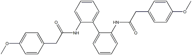  2-(4-methoxyphenyl)-N-(2'-{[2-(4-methoxyphenyl)acetyl]amino}[1,1'-biphenyl]-2-yl)acetamide