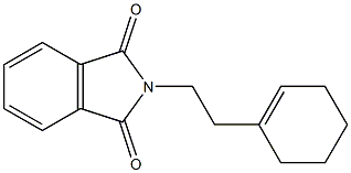 2-[2-(1-cyclohexen-1-yl)ethyl]-1H-isoindole-1,3(2H)-dione Structure