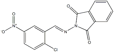 2-{[(E)-(2-chloro-5-nitrophenyl)methylidene]amino}-1H-isoindole-1,3(2H)-dione