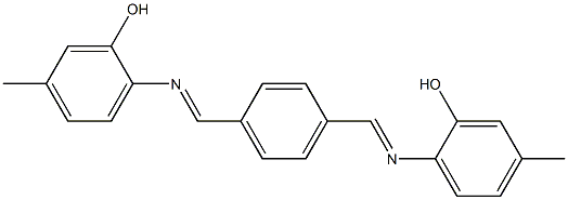 2-{[(E)-(4-{[(2-hydroxy-4-methylphenyl)imino]methyl}phenyl)methylidene]amino}-5-methylphenol