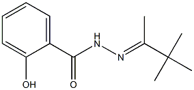 2-hydroxy-N'-[(E)-1,2,2-trimethylpropylidene]benzohydrazide Structure