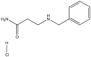 3-(benzylamino)propanamide hydrochloride 化学構造式