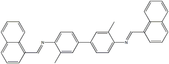 N-(3,3'-dimethyl-4'-{[(E)-1-naphthylmethylidene]amino}[1,1'-biphenyl]-4-yl)-N-[(E)-1-naphthylmethylidene]amine