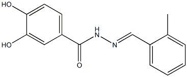 3,4-dihydroxy-N'-[(E)-(2-methylphenyl)methylidene]benzohydrazide