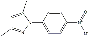 3,5-dimethyl-1-(4-nitrophenyl)-1H-pyrazole 结构式