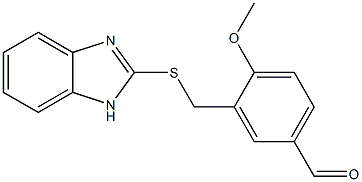 3-[(1H-benzimidazol-2-ylsulfanyl)methyl]-4-methoxybenzaldehyde
