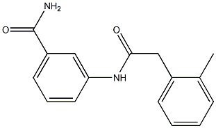 3-{[2-(2-methylphenyl)acetyl]amino}benzamide Structure