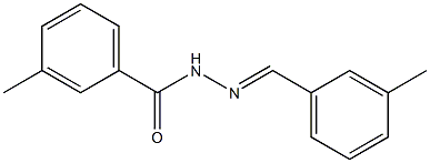 3-methyl-N'-[(E)-(3-methylphenyl)methylidene]benzohydrazide