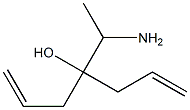 4-(1-aminoethyl)-1,6-heptadien-4-ol Structure