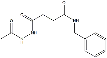 4-(2-acetylhydrazino)-N-benzyl-4-oxobutanamide Structure