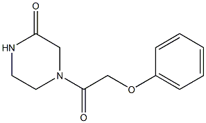 4-(2-phenoxyacetyl)-2-piperazinone