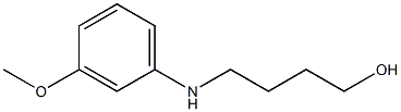 4-(3-methoxyanilino)-1-butanol 结构式