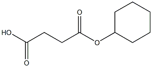 4-(cyclohexyloxy)-4-oxobutanoic acid,,结构式