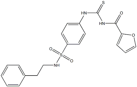  4-{[(2-furoylamino)carbothioyl]amino}-N-phenethylbenzenesulfonamide