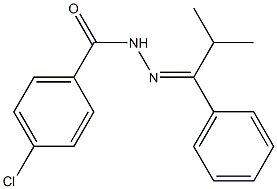 4-chloro-N'-[(E)-2-methyl-1-phenylpropylidene]benzohydrazide