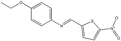 N-(4-ethoxyphenyl)-N-[(E)-(5-nitro-2-thienyl)methylidene]amine