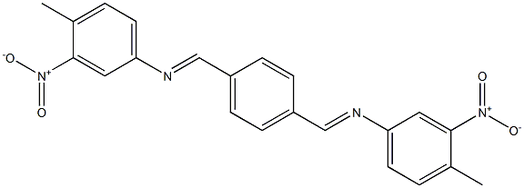 N-(4-methyl-3-nitrophenyl)-N-[(E)-(4-{[(4-methyl-3-nitrophenyl)imino]methyl}phenyl)methylidene]amine|