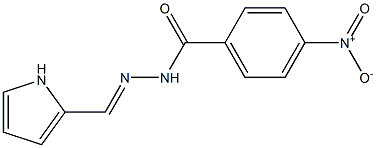 4-nitro-N'-[(E)-1H-pyrrol-2-ylmethylidene]benzohydrazide|