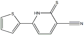 6-(2-thienyl)-2-thioxo-1,2-dihydro-3-pyridinecarbonitrile Structure