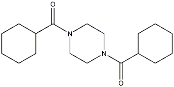 cyclohexyl[4-(cyclohexylcarbonyl)-1-piperazinyl]methanone,,结构式