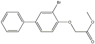  methyl 2-[(3-bromo[1,1'-biphenyl]-4-yl)oxy]acetate