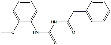 N-(2-methoxyphenyl)-N'-(2-phenylacetyl)thiourea