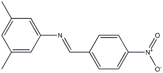 3,5-dimethyl-N-[(E)-(4-nitrophenyl)methylidene]aniline