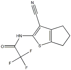 N-(3-cyano-5,6-dihydro-4H-cyclopenta[b]thiophen-2-yl)-2,2,2-trifluoroacetamide